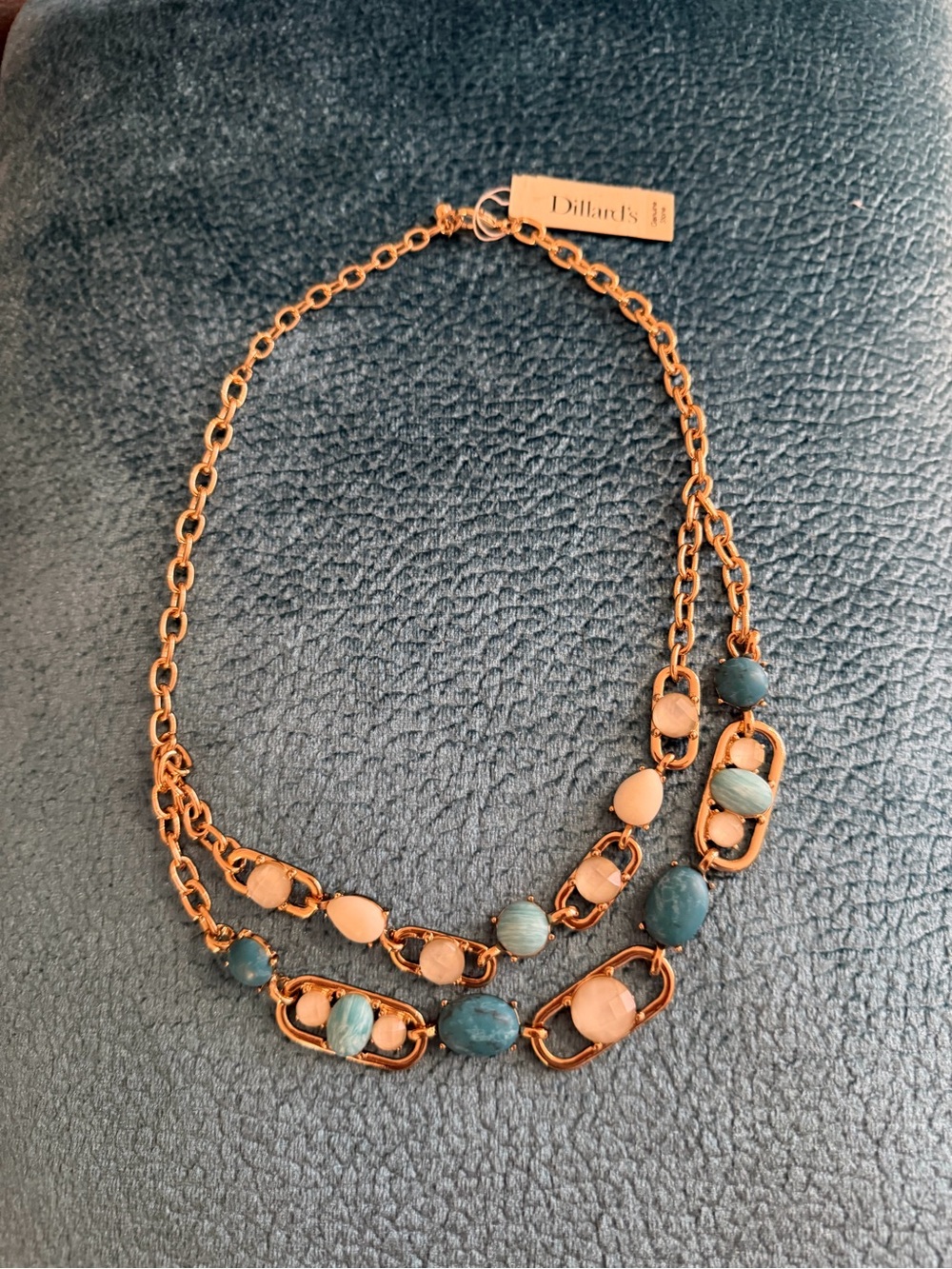 Genuine stones necklace